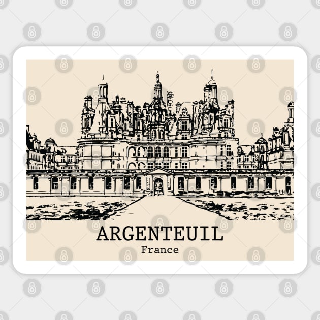 Argenteuil - France Sticker by Lakeric
